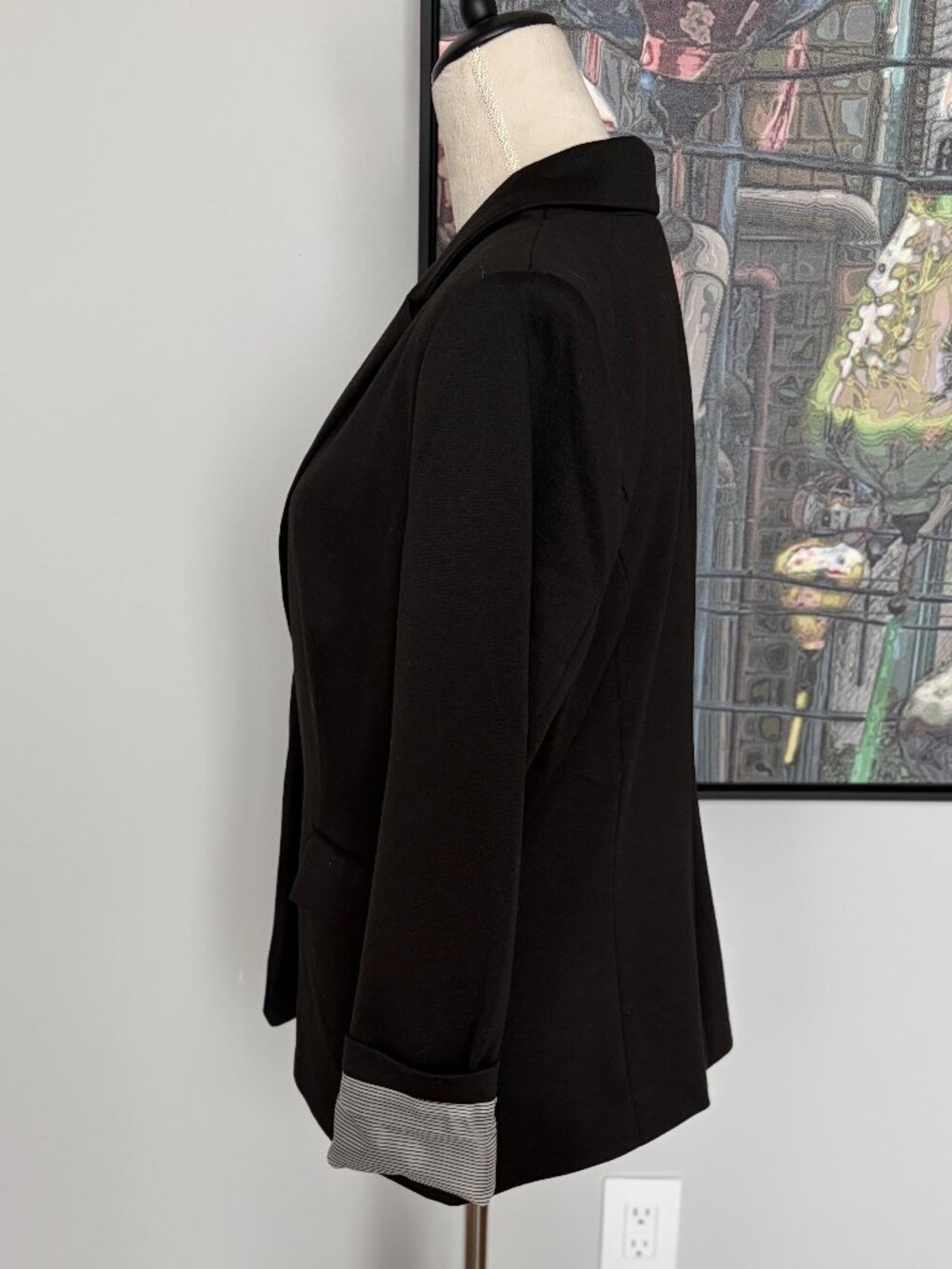 Jules & Leopold Black Blazer L - Picture 3 of 6
